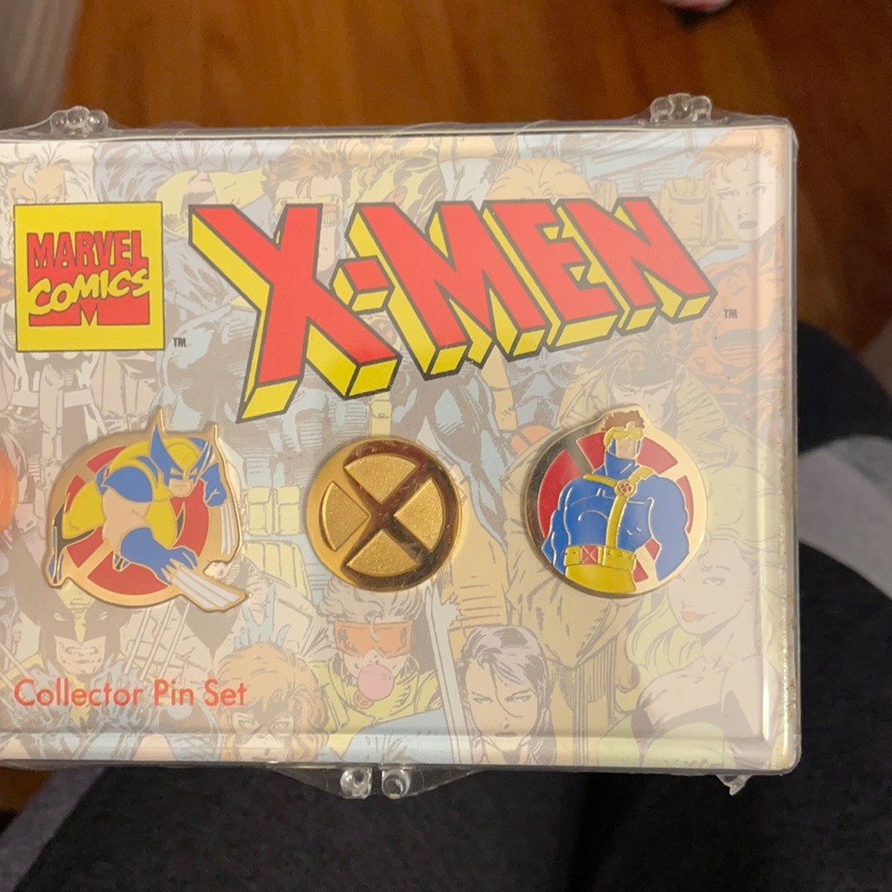 Marvel Comics XMen collector pin set